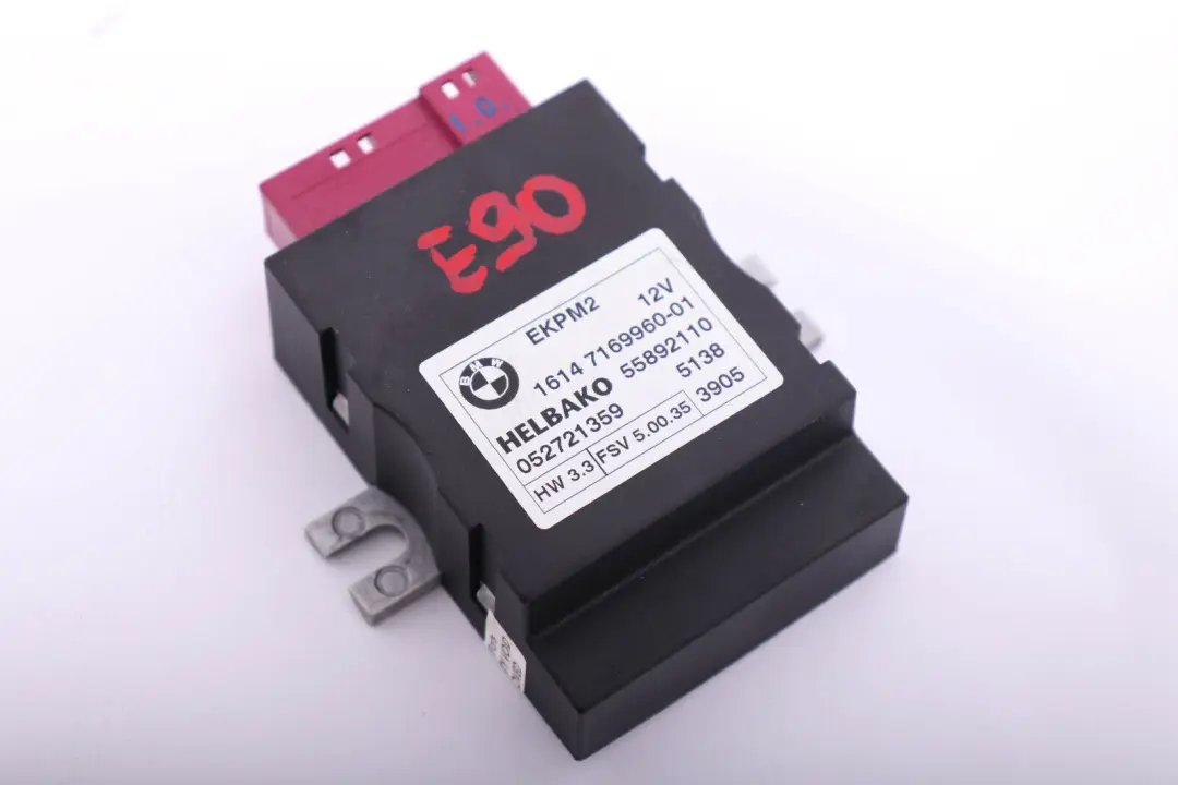 BMW E63 E87 E90 Unidad De Control Sensor Bomba De Combustible ECU - SKU 7169960 - Número de pieza 7229173