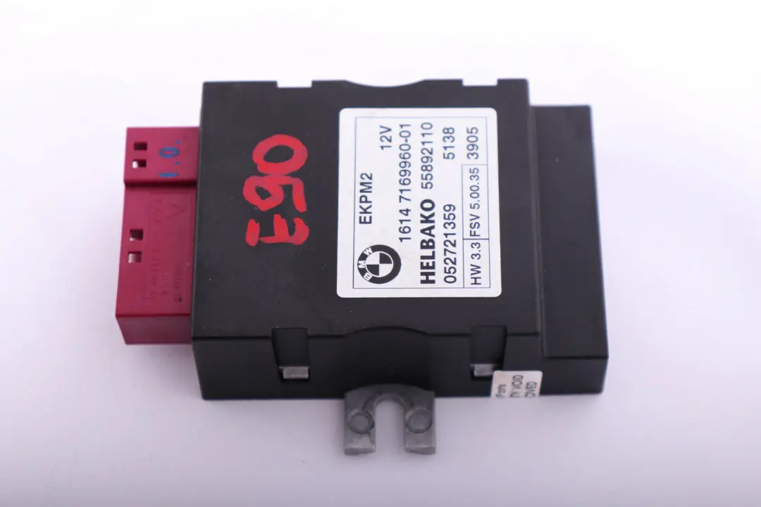 BMW E63 E87 E90 Unidad De Control Sensor Bomba De Combustible ECU - SKU 7169960 - Número de pieza 7229173