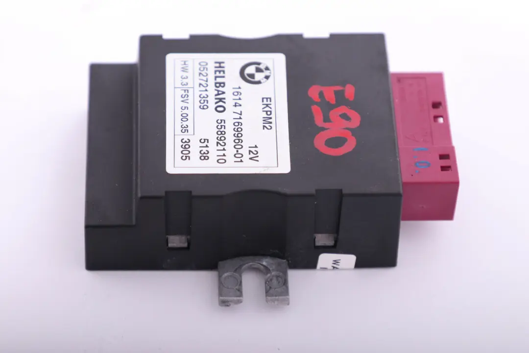 BMW E63 E87 E90 Unidad De Control Sensor Bomba De Combustible ECU - SKU 7169960 - Número de pieza 7229173
