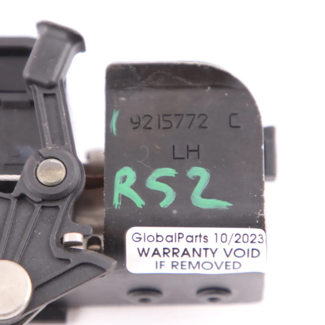Roof Top Catch Lock Mechanism Left N/S 9215772 to Mini R52 Cabrio Convertible with Part number 7170013 Mini R52 Cabrio Convertible Roof Top Catch Lock Mechanism Left N/S 9215772 - SKU 7170013-1 - Part number 7170013