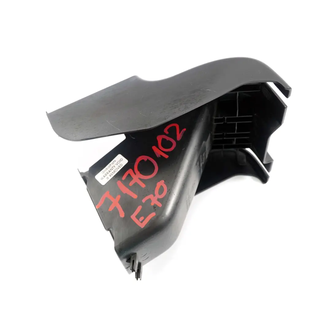 BMW X5 E70 Seat Trim Rear Bench Couch Rail Cover Panel Black - SKU 7170102 - Part number 7170102