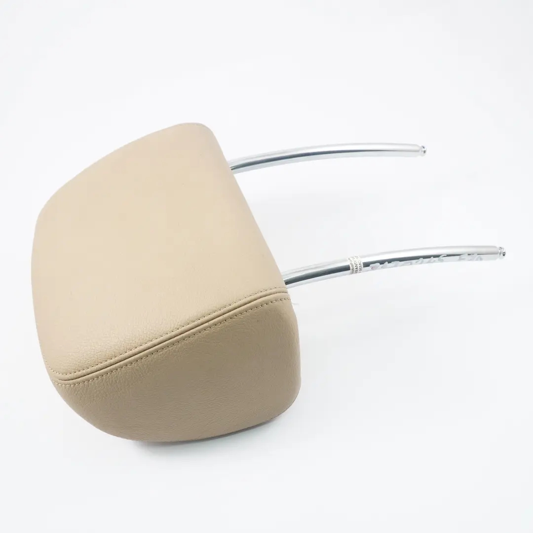Headrest Front Left Right N/O/S Head Rest Leather Nevada Beige to BMW X5 E70 Seat with Part number 7170245 BMW X5 E70 Seat Headrest Front Left Right N/O/S Head Rest Leather Nevada Beige - SKU 7170245 - Part number 7170245