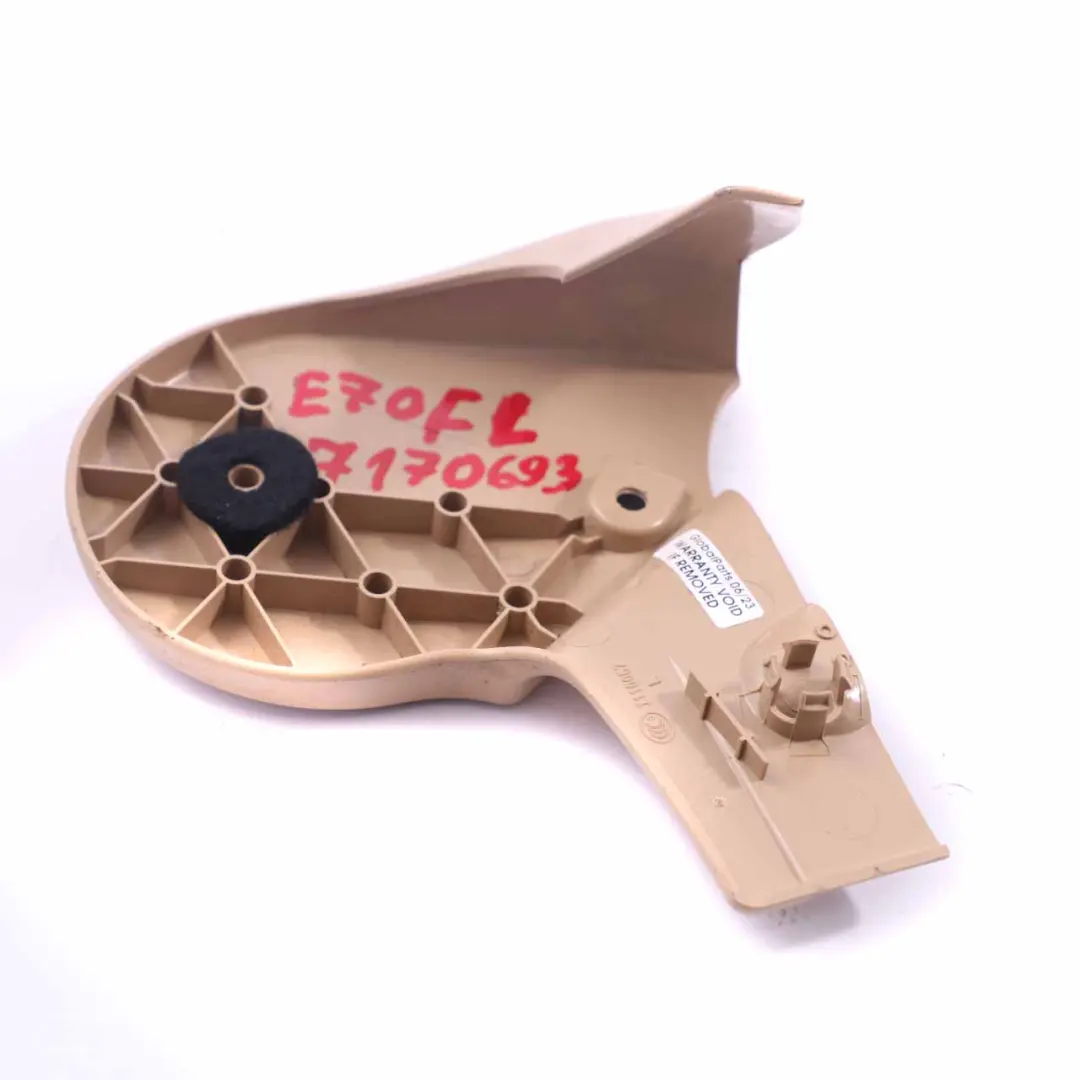 Funda Asiento BMW X5 E70 X6 E71 Interior Izquierda Embellecedor Beige 7170691 para con número de pieza 7170693 Funda Asiento BMW X5 E70 X6 E71 Interior Izquierda Embellecedor Beige 7170691 - SKU 7170693 - Número de pieza 7170693
