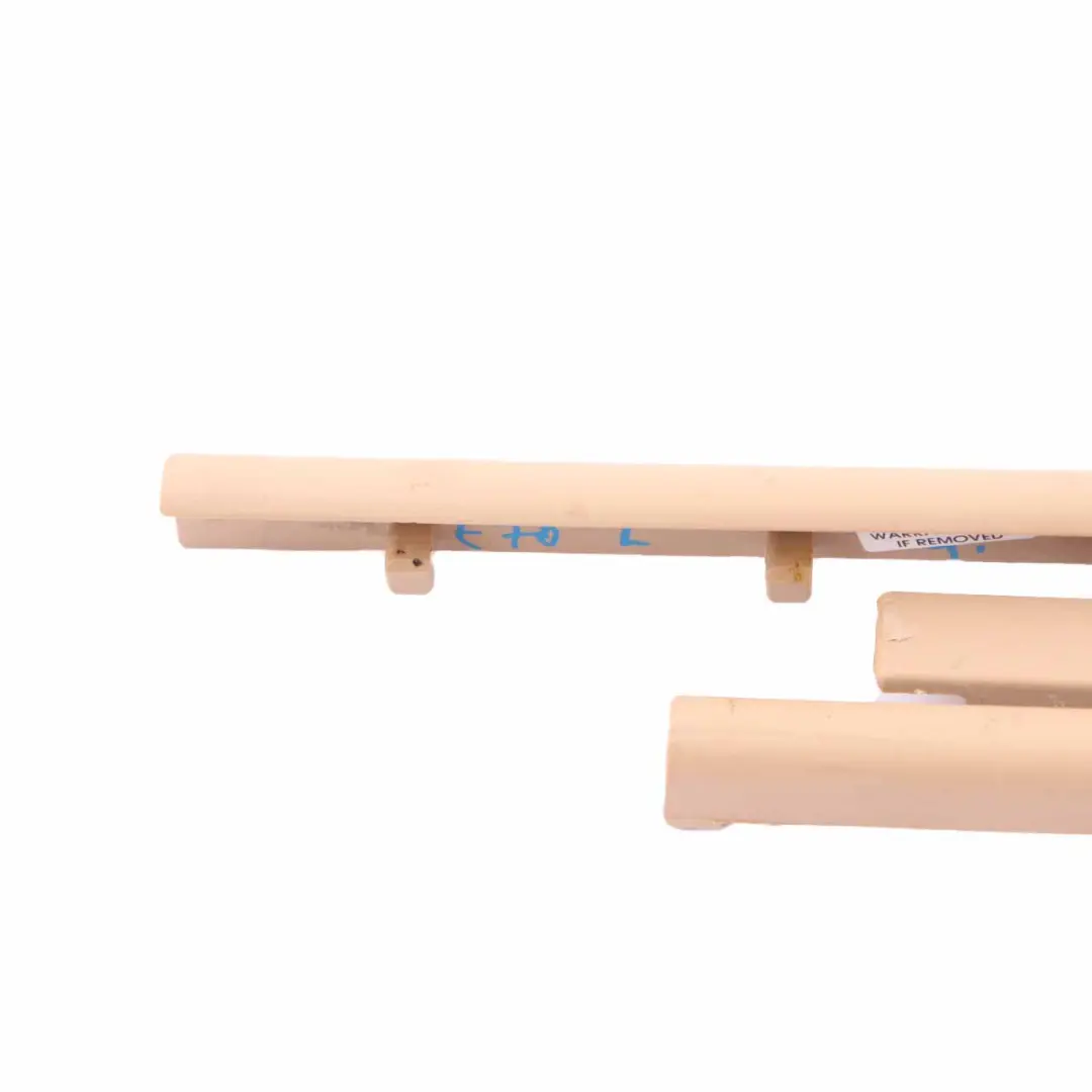 BMW X5 X6 E70 E71 Front Seat Cover Rail Trim Left N/S Beige - SKU 7170739 - Part number 8344994