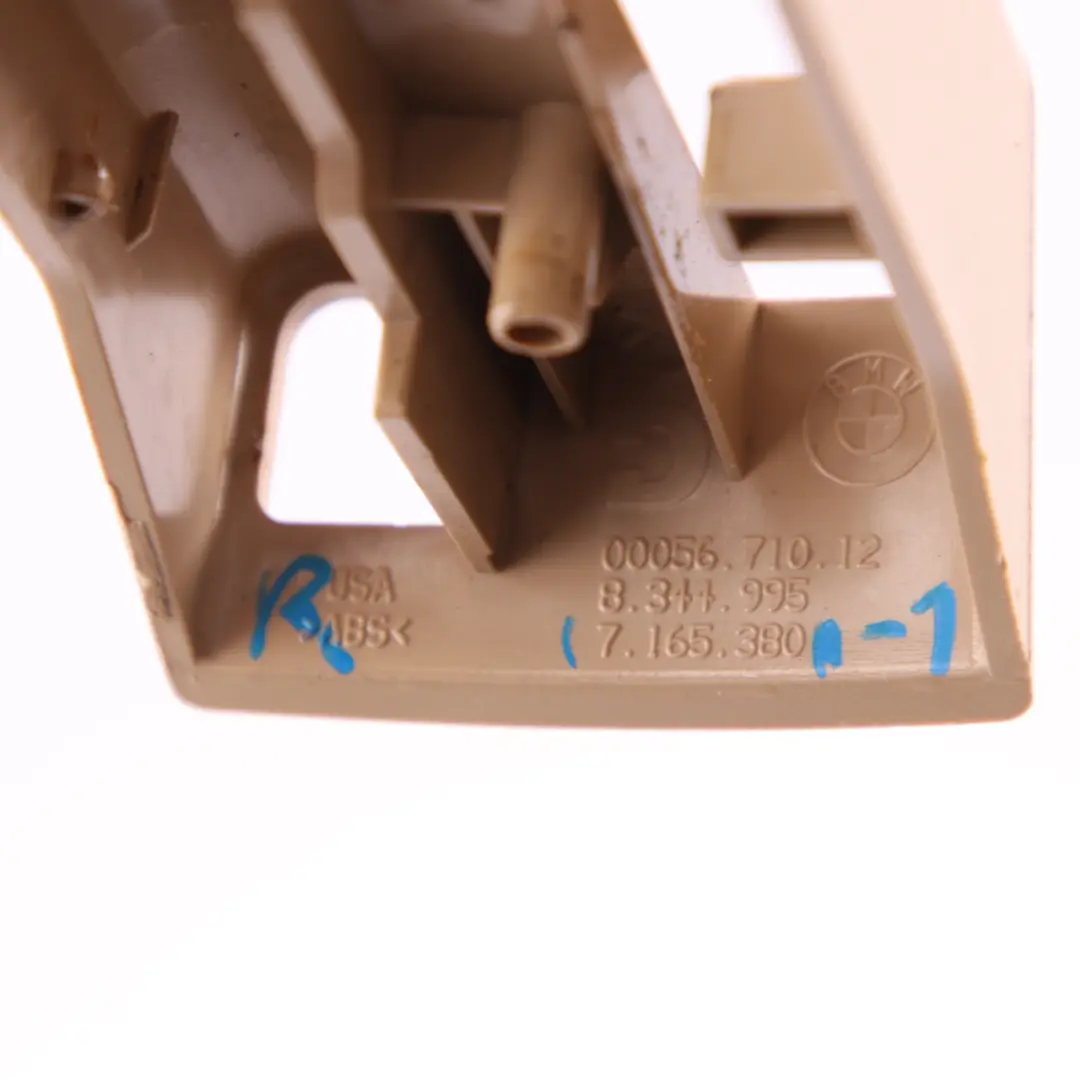 Asiento Delantero Cubierta Rail Trim Derecha Beige para BMW X5 X6 E70 E71 con número de pieza 8344995 BMW X5 X6 E70 E71 Asiento Delantero Cubierta Rail Trim Derecha Beige - SKU 7170740 - Número de pieza 8344995