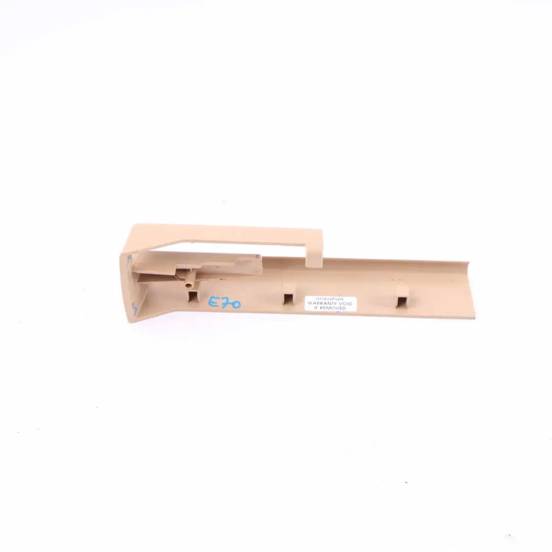 BMW X5 X6 E70 E71 Front Seat Cover Rail Trim Right O/S Beige - SKU 7170740 - Part number 8344995
