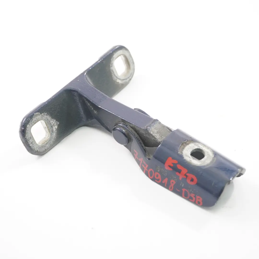 Couvercle Coffre Charnière Inférieure Gauche Droite Bleu Profond A76 pour BMW X5 E70 à propos du numéro de pièce 7170918 BMW X5 E70 Couvercle Coffre Charnière Inférieure Gauche Droite Bleu Profond A76 - SKU 7170918-DSB - Numéro de pièce 7170918