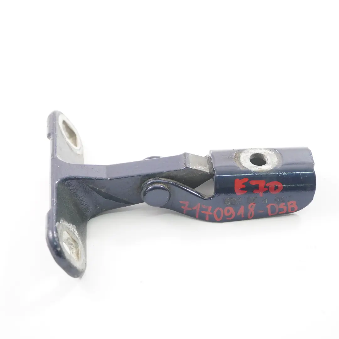 Cerniera coperchio bagagliaio sinistra destra Deep Sea Blue A76 per BMW X5 E70 con numero di parte 7170918 BMW X5 E70 Cerniera coperchio bagagliaio sinistra destra Deep Sea Blue A76 - SKU 7170918-DSB - Numero di parte 7170918