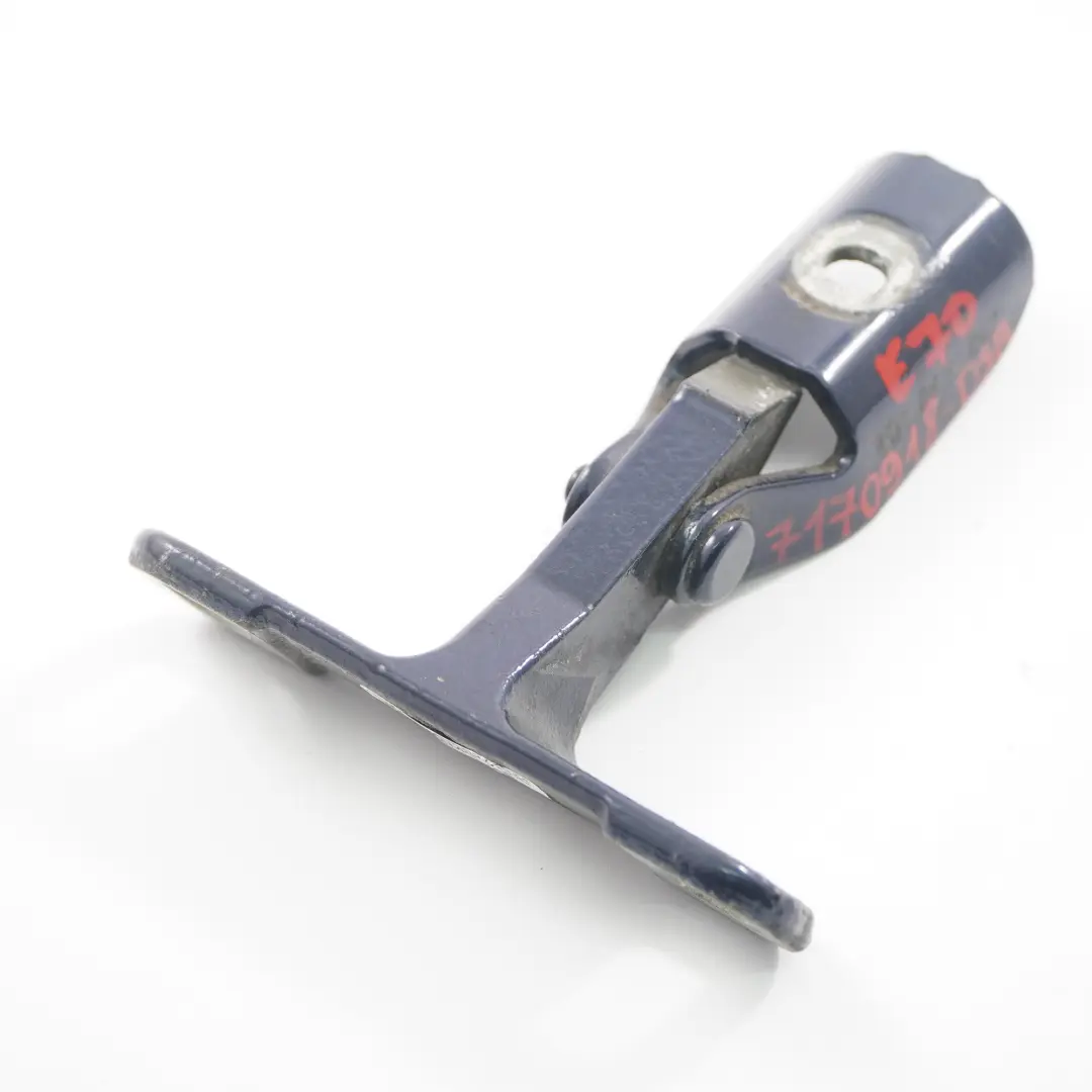 Tapa maletero Bisagra inferior izquierda derecha Deep Sea Blue A76 para BMW X5 E70 con número de pieza 7170918 BMW X5 E70 Tapa maletero Bisagra inferior izquierda derecha Deep Sea Blue A76 - SKU 7170918-DSB - Número de pieza 7170918