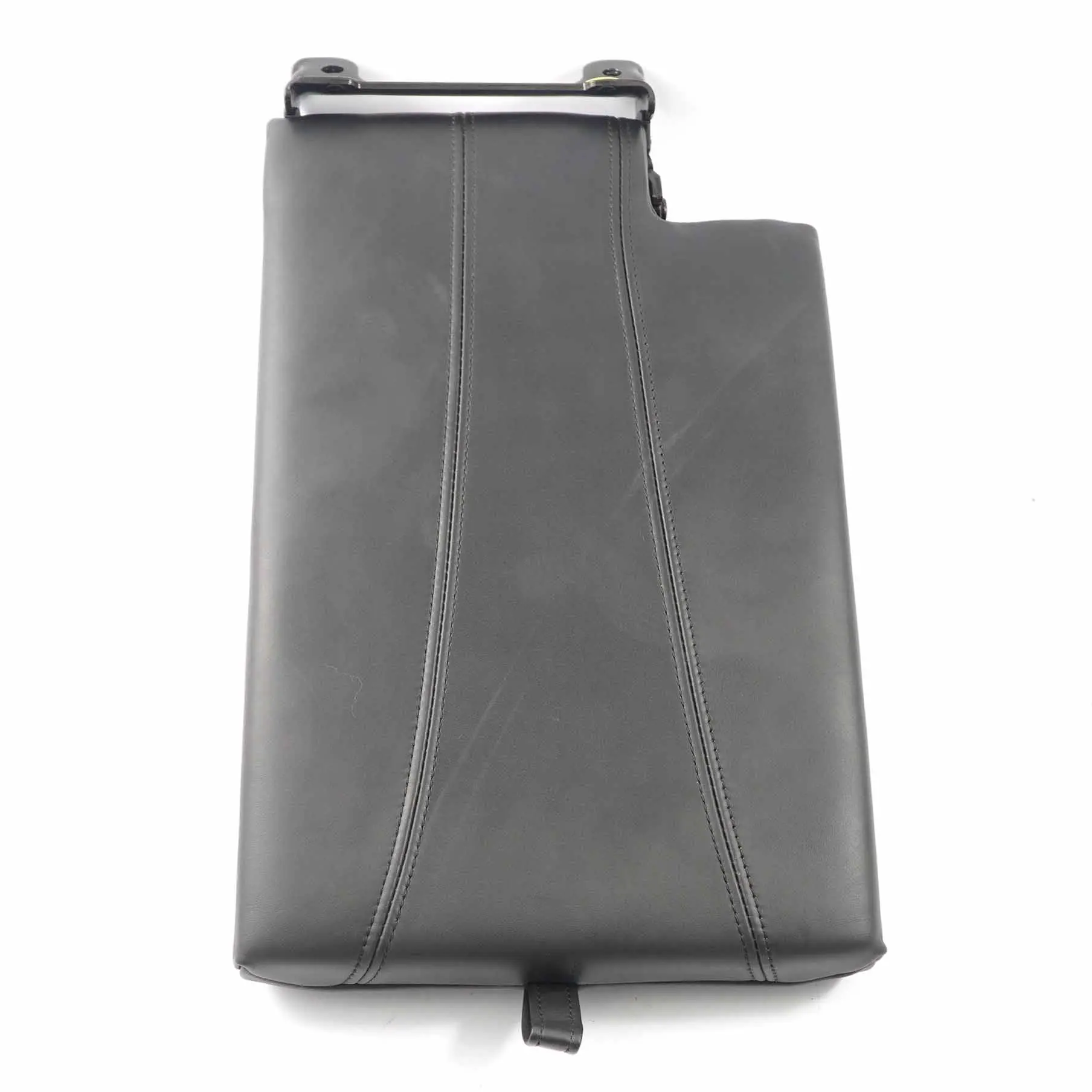 BMW X5 E70 Sedile posteriore sinistro Copribracciolo Pelle Nera Nappa 7 Posti