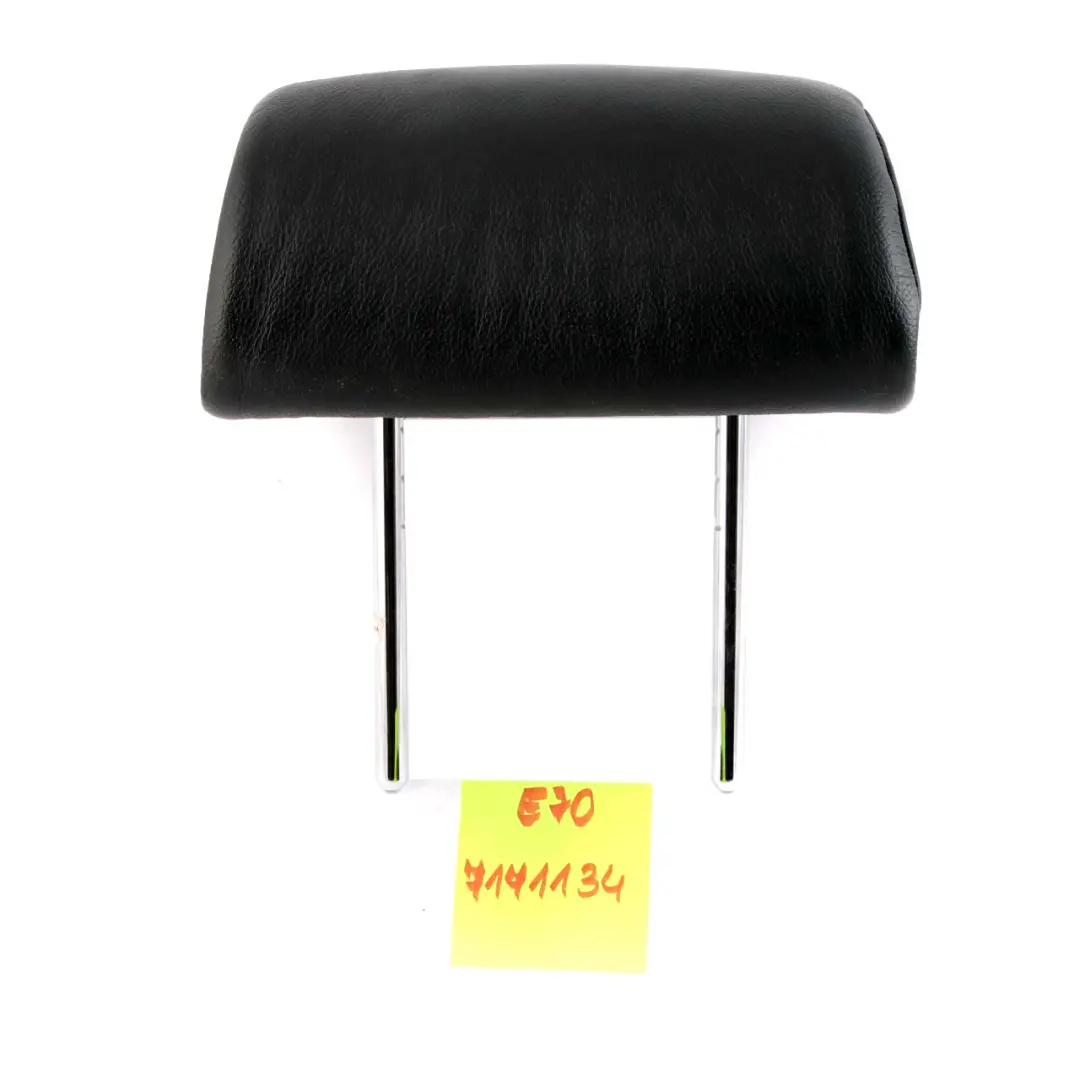 BMW X5 E70 Asiento Trasero Izquierda Derecha Reposacabezas Cuero Nevada Negro - SKU 7171134 - Número de pieza 7171134