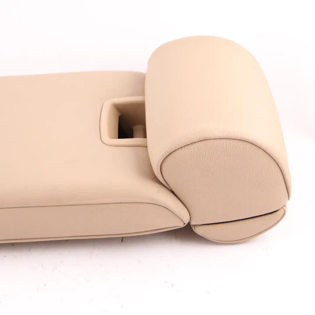 Armrest BMW X5 E70 Rear Seat Centre Arm Rest Leather Nevada Beige to Rear with Part number 7171147 Rear Armrest BMW X5 E70 Rear Seat Centre Arm Rest Leather Nevada Beige - SKU 7171147 - Part number 7171147