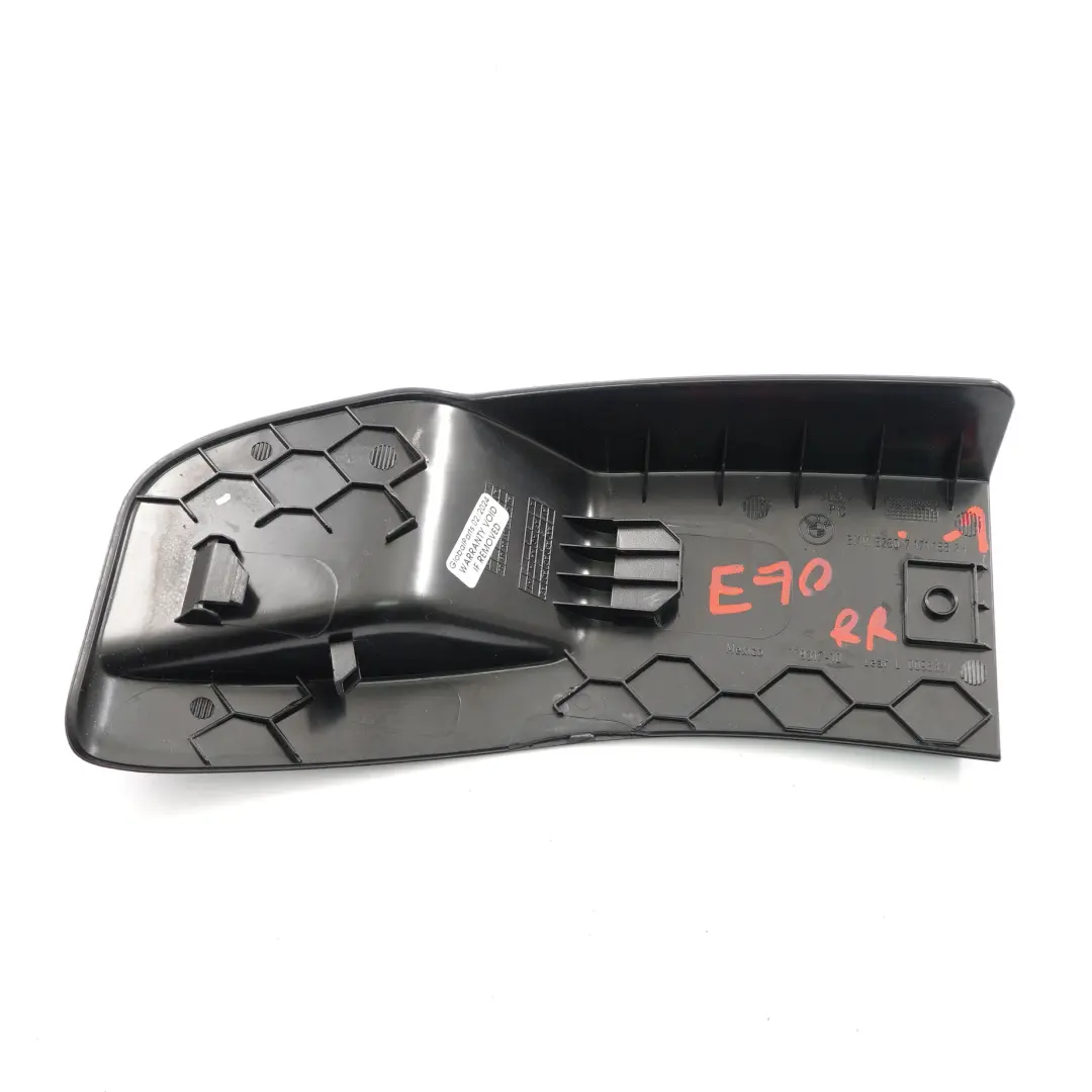 BMW X5 E70 Abdeckung Säule Trim Hinten Rechts Schwarz - SKU 7171158-1 - Teilenummer 7171158