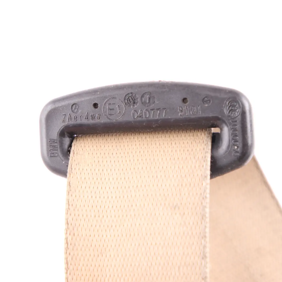 Seatbelt BMW X5 X6 E70 E71 Front Right O/S Seat Upper Belt Beige to with Part number 7171168 Seatbelt BMW X5 X6 E70 E71 Front Right O/S Seat Upper Belt Beige - SKU 7171168 - Part number 7171168