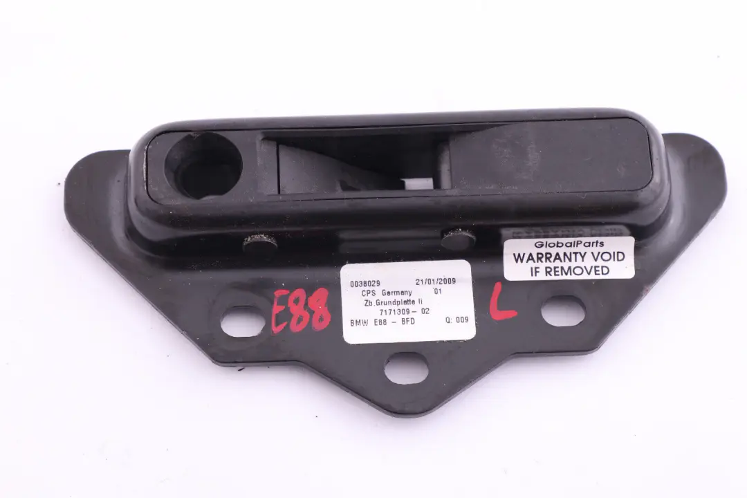 BMW E88 Cabrio Plegable Techo Convertible Placa Base Izquierda - SKU 7171309 - Número de pieza 7171309