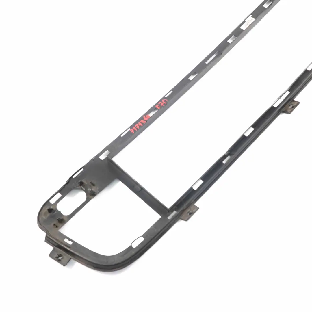Front Bumper Grille Lower Trim Panel Holder Bracket Mount to BMW X5 E70 with Part number 7171348 BMW X5 E70 Front Bumper Grille Lower Trim Panel Holder Bracket Mount - SKU 7171348 - Part number 7171348