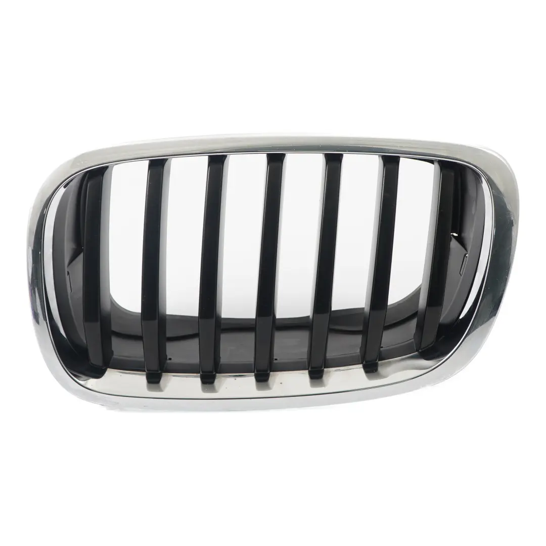  Parrilla BMW X6 E71 Parrilla Parachoques Delantero Izquierdo Kidney Plata Negro - SKU 7171395 - Número de pieza 7171395