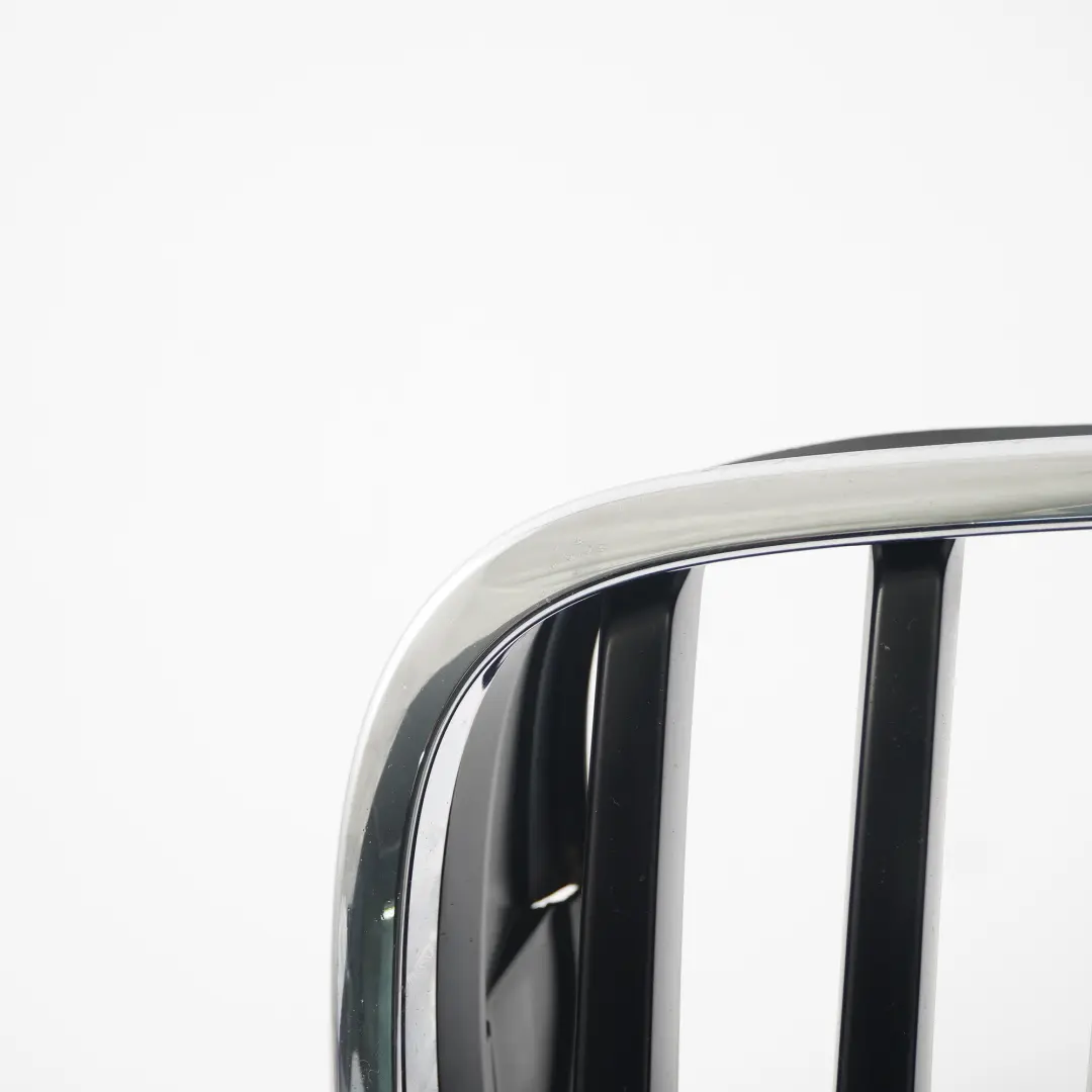 BMW X6 E71 Atrapa Przednia Nerka Lewa Kratka Zderzaka Srebrno Czarna - SKU 7171395 - Numer Części 7171395