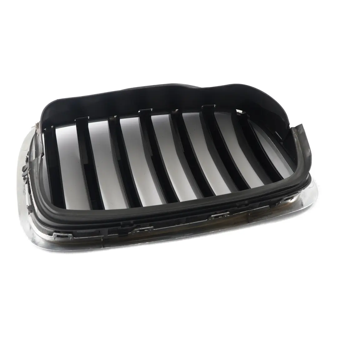  Parrilla BMW X6 E71 Parrilla Parachoques Delantero Izquierdo Kidney Plata Negro - SKU 7171395 - Número de pieza 7171395