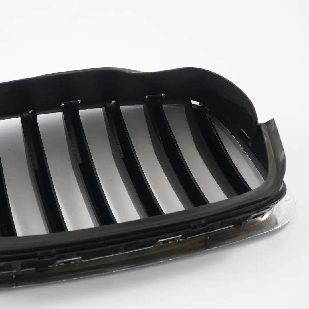  Parrilla BMW X6 E71 Parrilla Parachoques Delantero Izquierdo Kidney Plata Negro - SKU 7171395 - Número de pieza 7171395