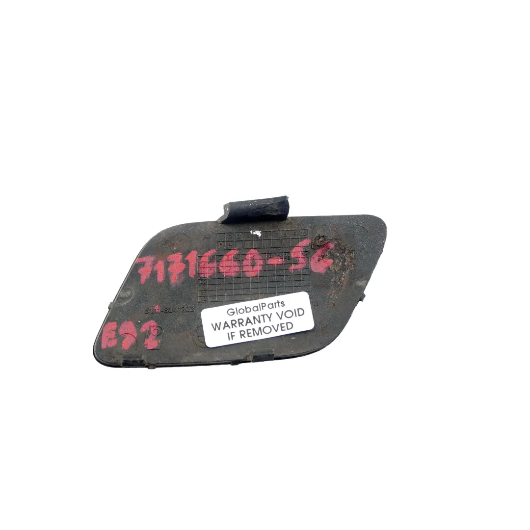 BMW E92 M Sport Frontstoßstange Klappe Abschlepphaken Sparkling Graphite 8041202 - SKU 0034737-SG - Teilenummer 0034737