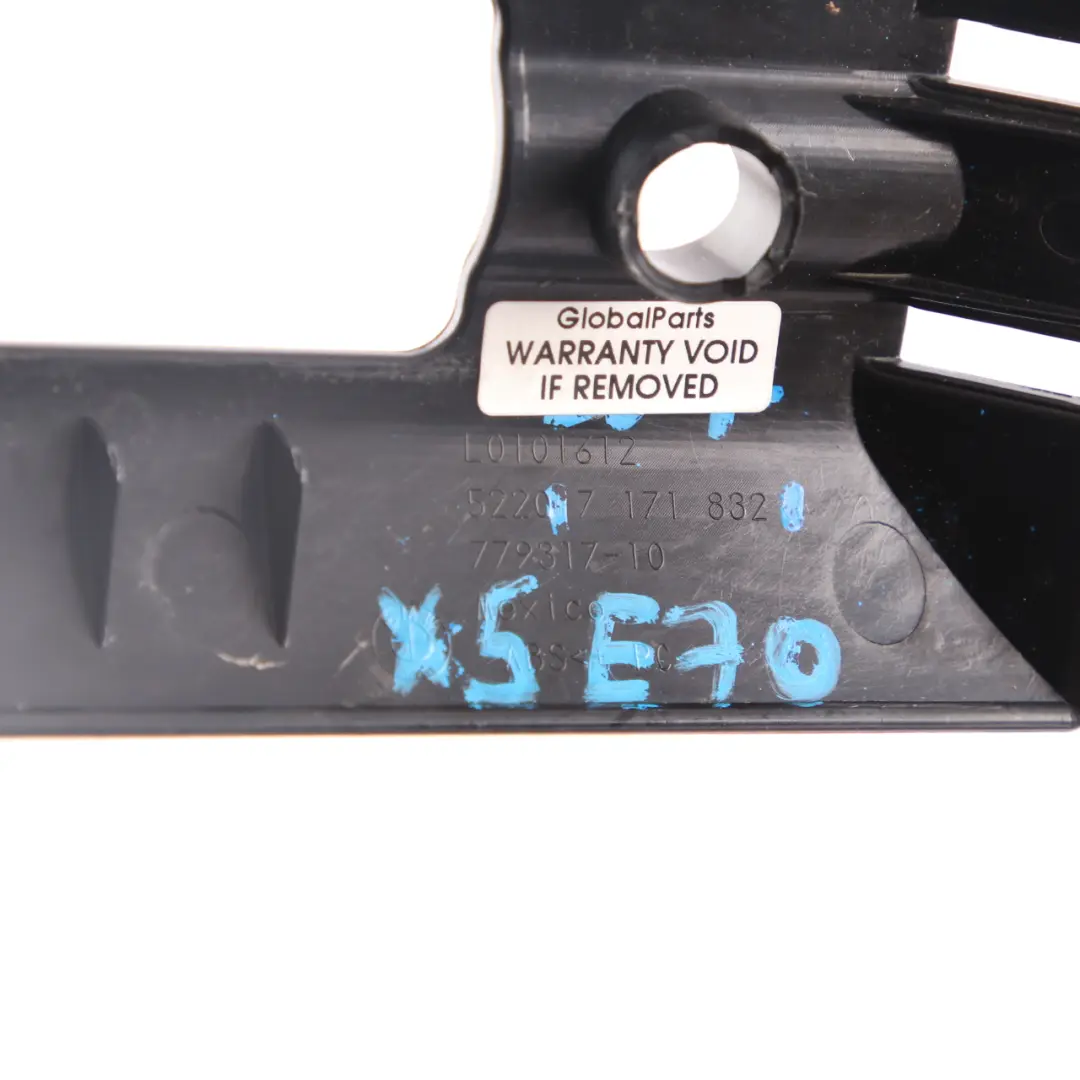 BMW X5 E70 Seat Trim Rear Bench Couch Inner Rail Covering Panel Black 1 - SKU 7171838-1 - Part number 7171838