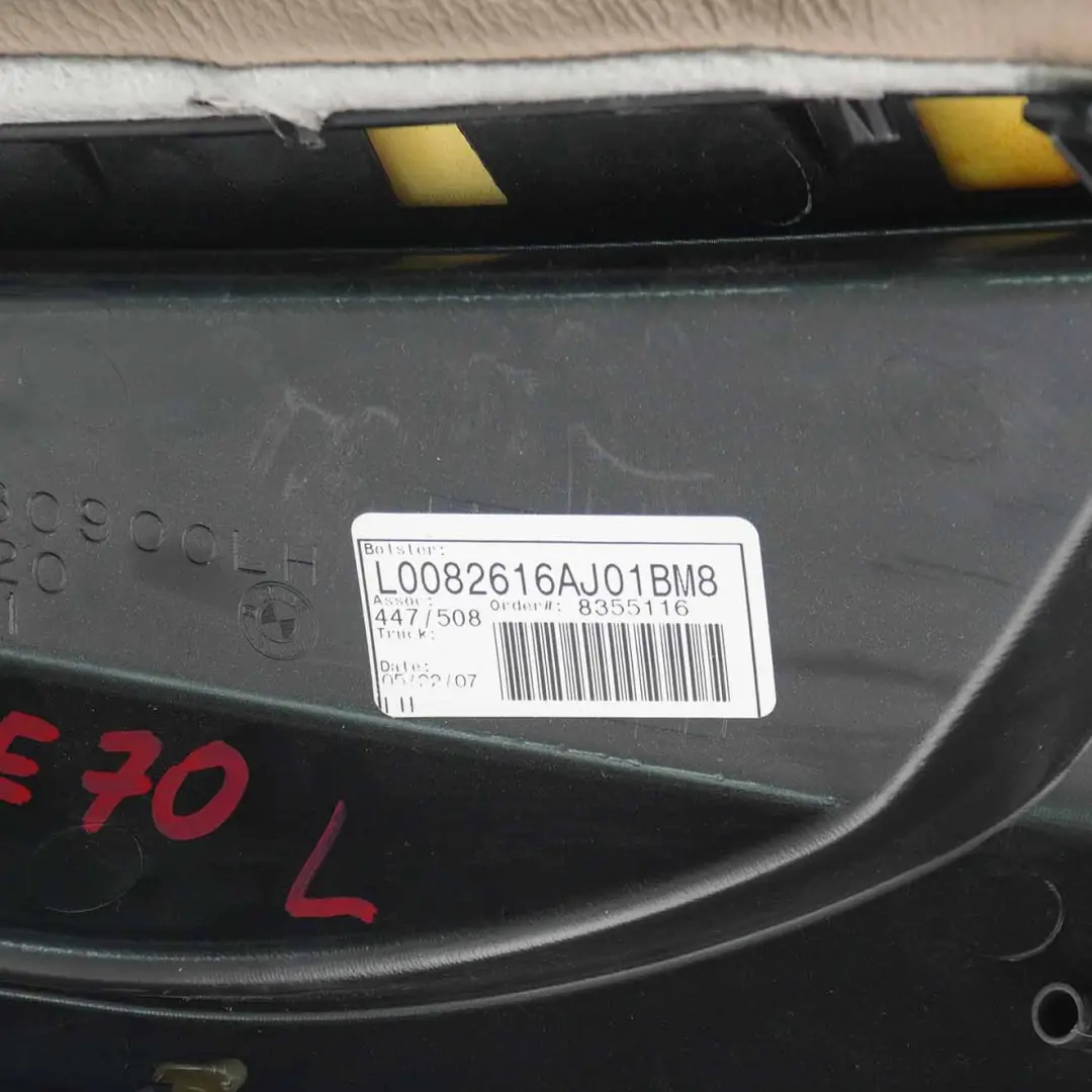 Boczek Kanapy Lewy Tył Skóra do BMW X5 E70 o numerze 7171947 BMW X5 E70 Boczek Kanapy Lewy Tył Skóra - SKU 7171947 - Numer Części 7171947