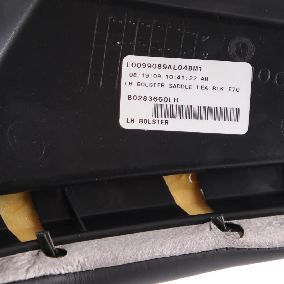  Seitliche Sitzverkleidung BMW X5 E70 Hinten Links Abschlussleiste Schwarz Leder - SKU 7171953 - Teilenummer 7171953