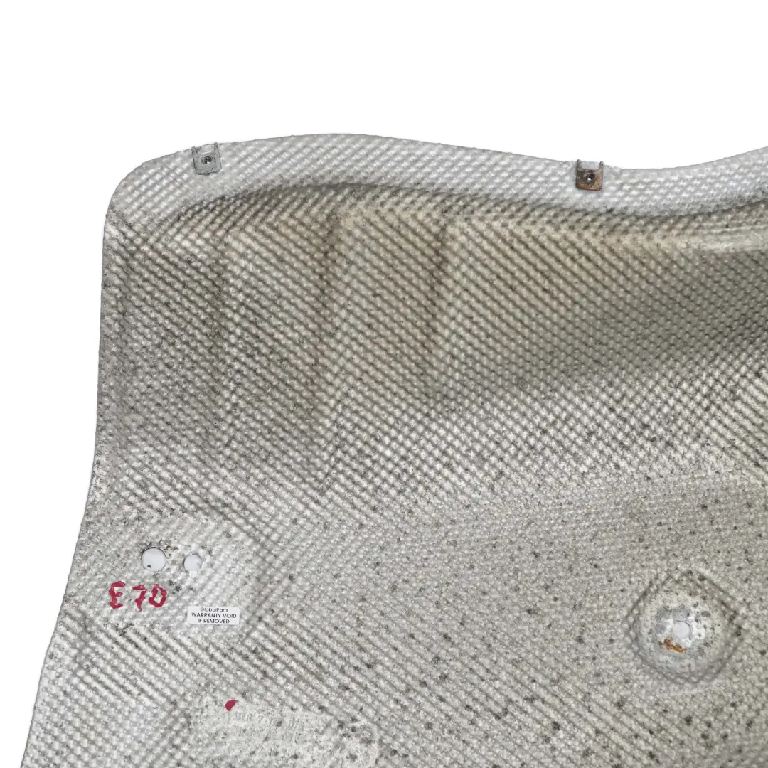 BMW X5 E70 Heat Shield Tunnel Thermal Insulation Protection Plate - SKU 7172076 - Part number 7172076