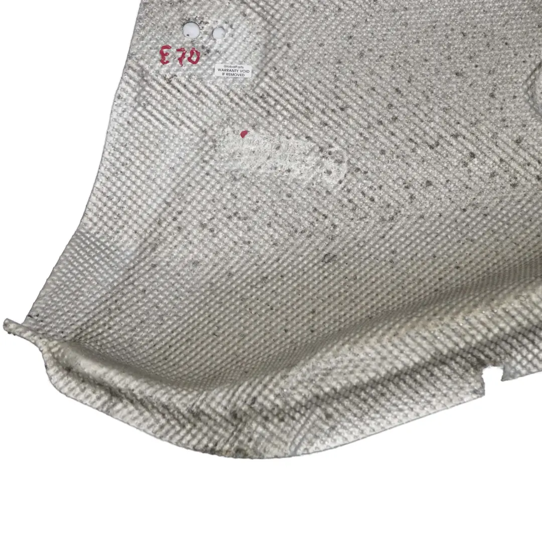 BMW X5 E70 Scudo Termico Tunnel Piastra Protezione Isolamento Termico - SKU 7172076 - Numero di parte 7172076