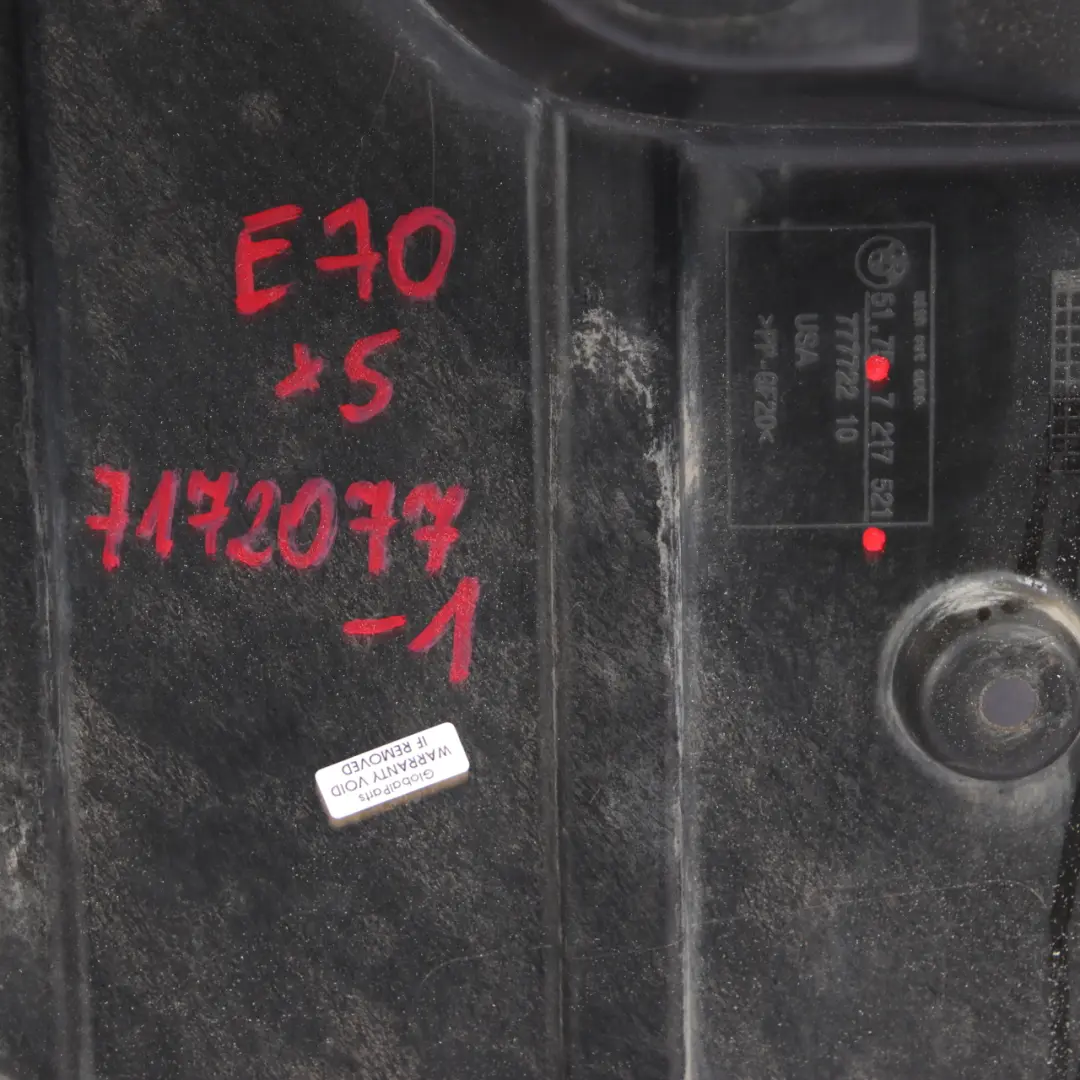  Underfloor Panel BMW X5 E70 Undertray Holder Panelling Bracket Cover - SKU 7172077-1 - Part number 7172077