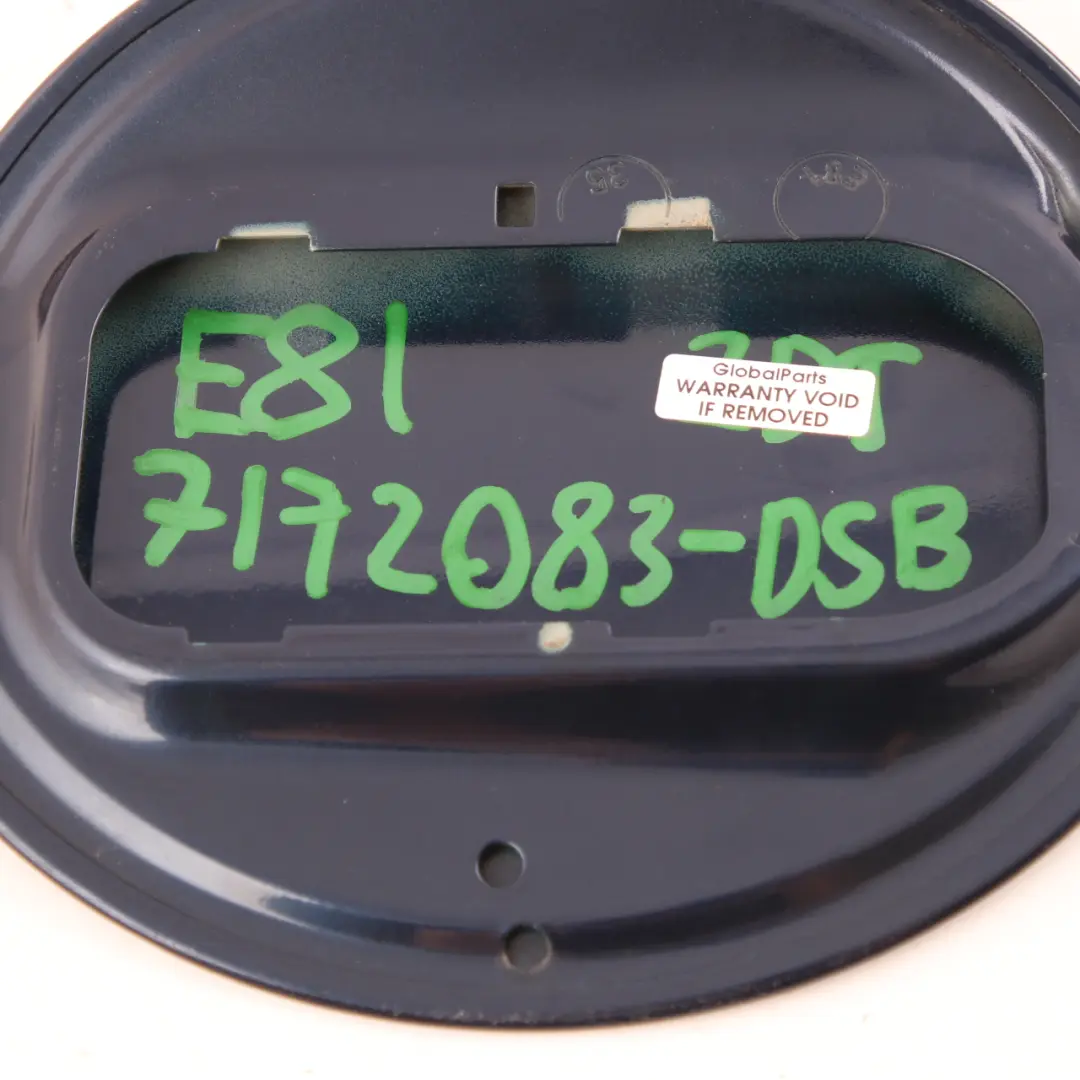 BMW E81 Coperchio Sportello Carburante Tiefseeblau Metallic A76 - SKU 7172083-DSB - Numero di parte 7172083