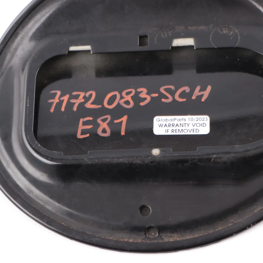 BMW E81 Fuel Filler Fill In Flap Tank Cover Cap Schwarz 2 Black - 668 - SKU 7172083-SCH1 - Part number 7172083