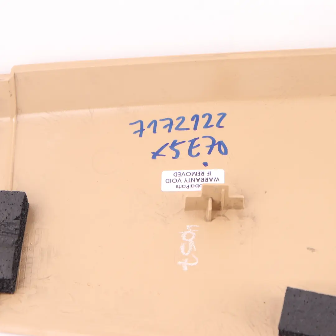 Upper Trunk Lid Tailgate Trim Cover Panel Savannabeige to BMW X5 E70 with Part number 7172122 BMW X5 E70 Upper Trunk Lid Tailgate Trim Cover Panel Savannabeige - SKU 7172122 - Part number 7172122