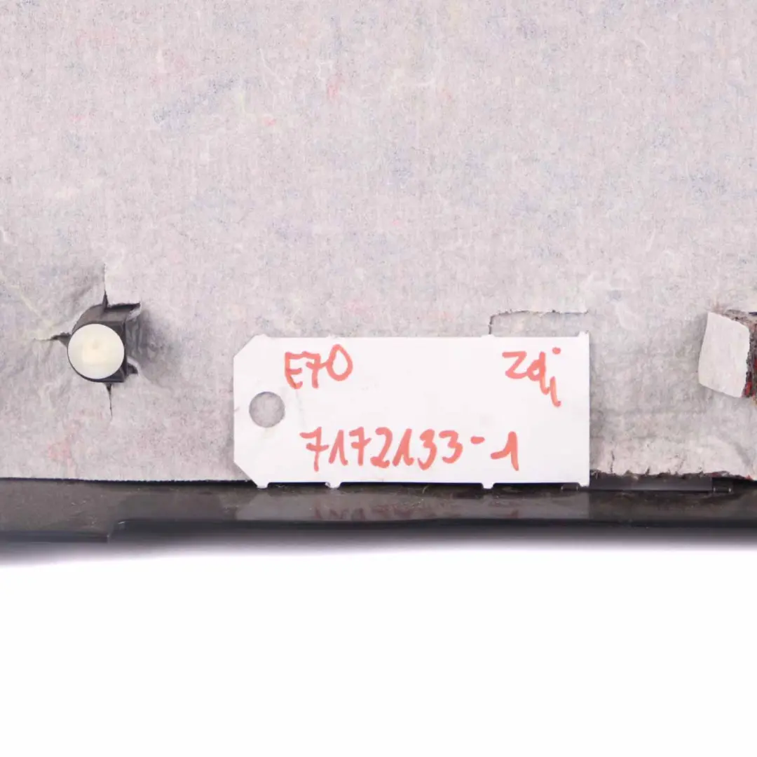 Trunk Trim Panel Boot Lid Interior Centre Covering Black to BMW X5 E70 with Part number 7172133 BMW X5 E70 Trunk Trim Panel Boot Lid Interior Centre Covering Black - SKU 7172133-1 - Part number 7172133