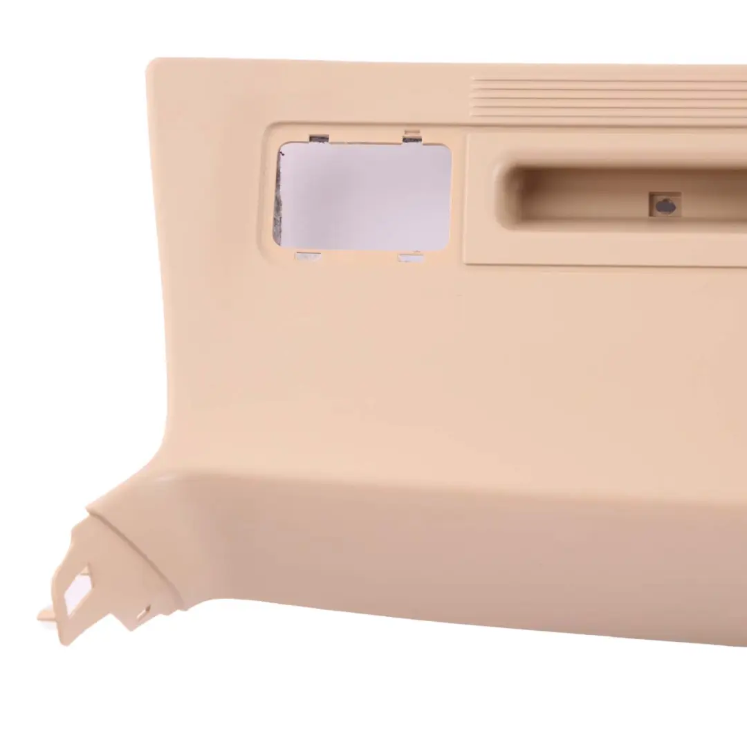 Trunk Trim Interior Panel Cover Boot Lid Centre Savanna Beige to BMW X5 E70 with Part number 7172134 BMW X5 E70 Trunk Trim Interior Panel Cover Boot Lid Centre Savanna Beige - SKU 7172134-2 - Part number 7172134