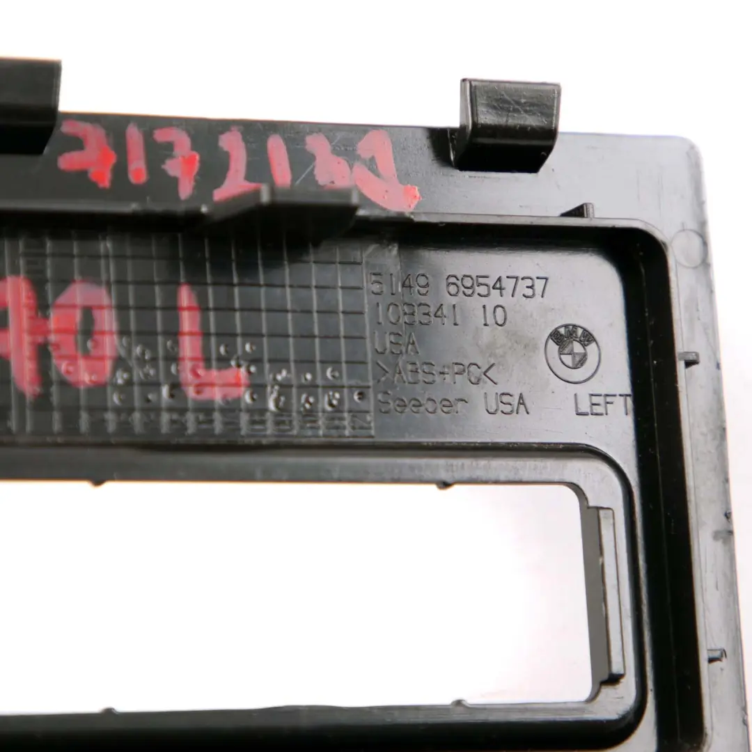 BMW X5 E70 Tapa Luz Trasera Izquierda Tapa Maletero Negro - SKU 7172137 - Número de pieza 7172137