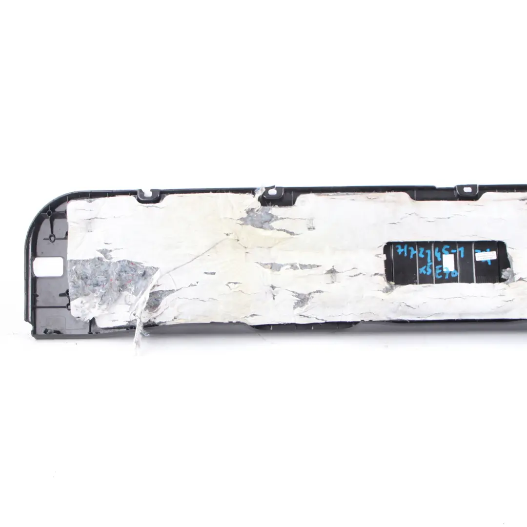 BMW X5 E70 Rear Boot Lid Tailgate Lower Trim Panel Cover Black - SKU 7172145-1 - Part number 7172145