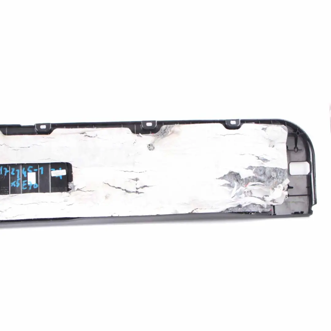 BMW X5 E70 Rear Boot Lid Tailgate Lower Trim Panel Cover Black - SKU 7172145-1 - Part number 7172145
