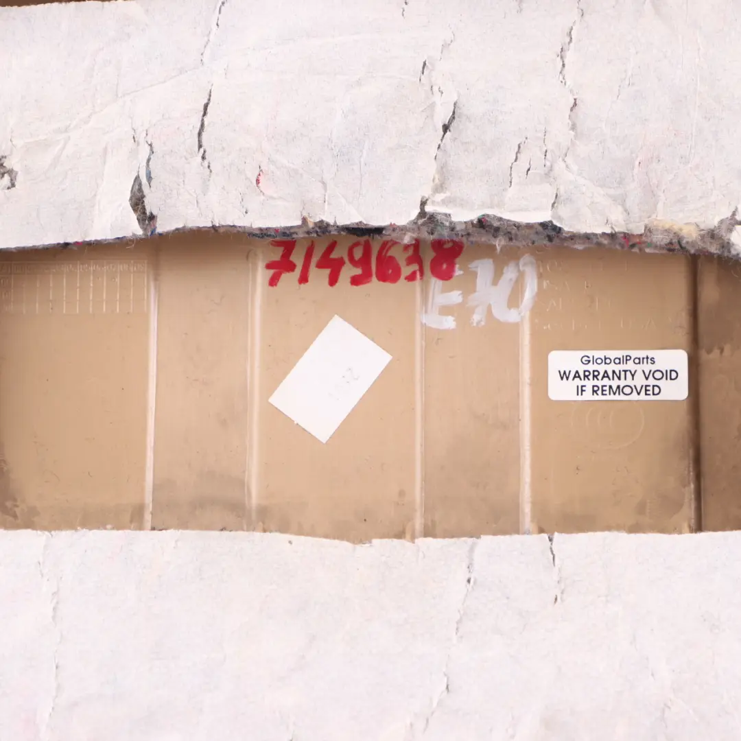 BMW X5 E70 Rear Boot Lid Tailgate Lower Trim Panel Cover Savanna Beige 7149638 - SKU 7172146 - Part number 7172146