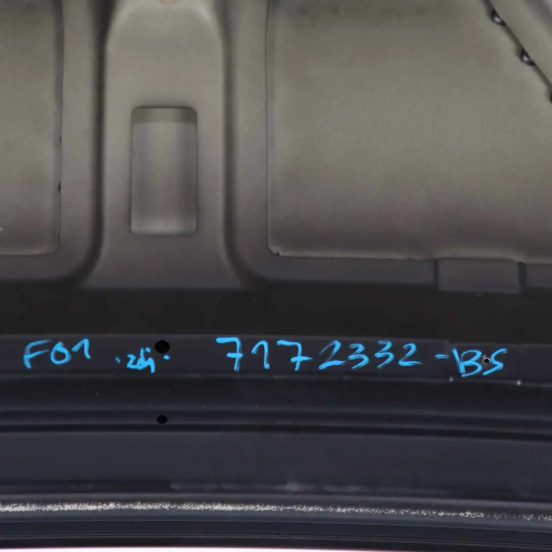 Boot Trunk Lid Tailgate Rear Panel Black Sapphire Metallic - 475 to BMW F01 with Part number 7172332 BMW F01 Boot Trunk Lid Tailgate Rear Panel Black Sapphire Metallic - 475 - SKU 7172332-BS - Part number 7172332