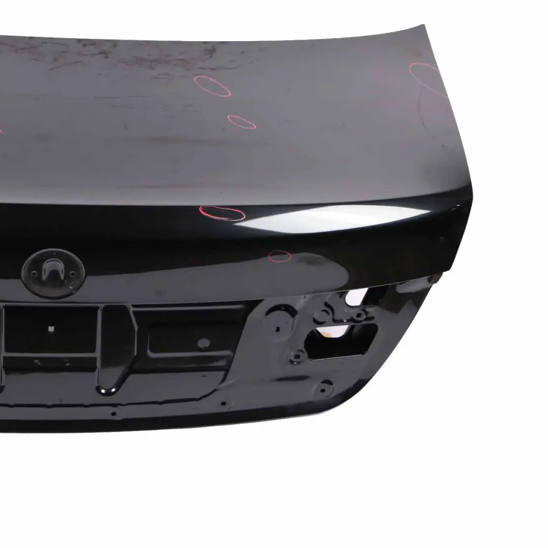 BMW F01 Boot Trunk Lid Tailgate Rear Panel Black Sapphire Metallic - 475 - SKU 7172332-BS - Part number 7172332
