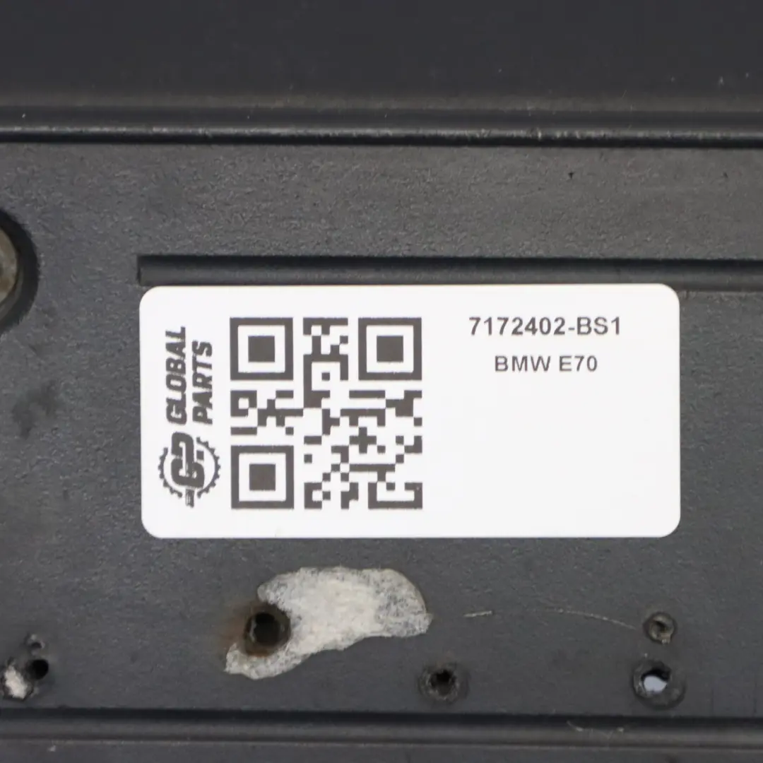 BMW X5 E70 Parachoques Difusor Trasero Parte Central Panel Black Sapphire - 475 - SKU 7172402-BS1 - Número de pieza 7172402