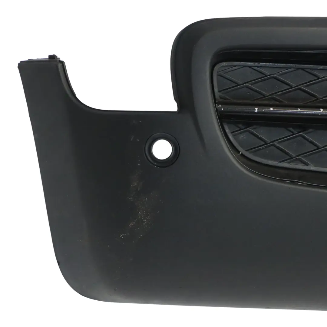 BMW X5 E70 Parachoques Difusor Trasero Parte Central Panel Black Sapphire - 475 - SKU 7172402-BS1 - Número de pieza 7172402