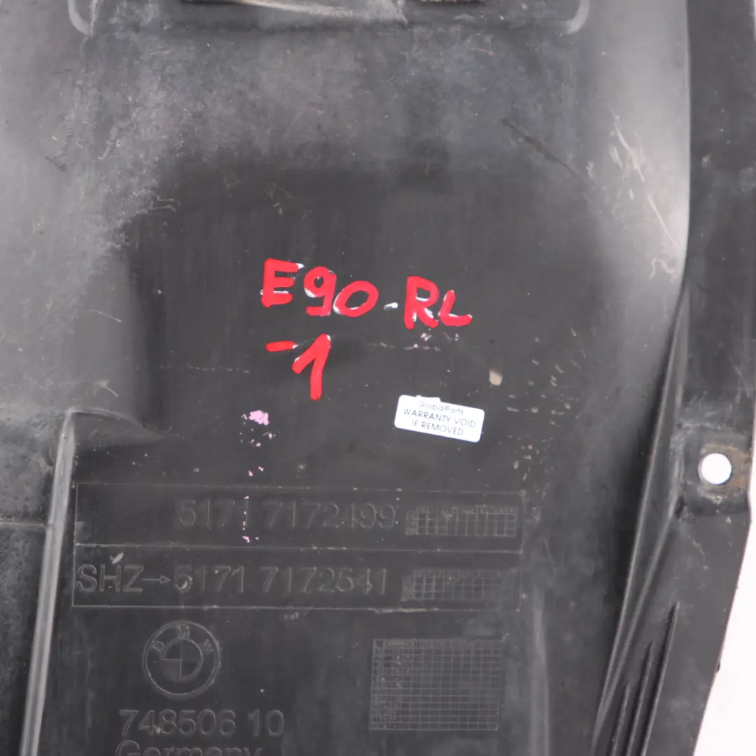 Passaruota BMW E90 E91 Copertura Inferiore Anteriore Sinistra per con numero di parte 7172499 Passaruota BMW E90 E91 Copertura Inferiore Anteriore Sinistra - SKU 7172499-1 - Numero di parte 7172499