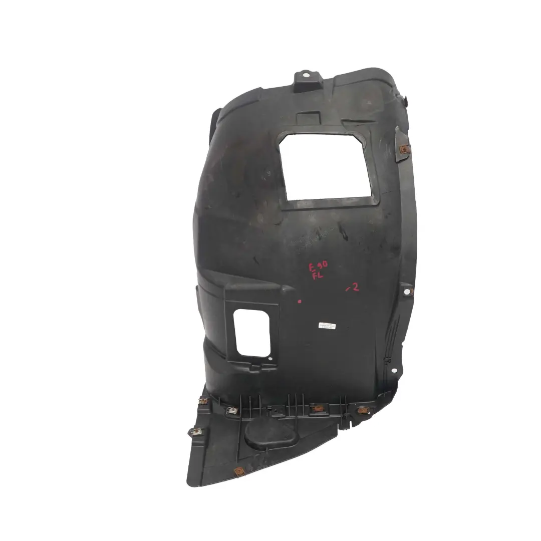 Arch Cover BMW E90 E91 Front Left N/S Bottom Housing to Wheel with Part number 7172499 Wheel Arch Cover BMW E90 E91 Front Left N/S Bottom Housing - SKU 7172499-2 - Part number 7172499