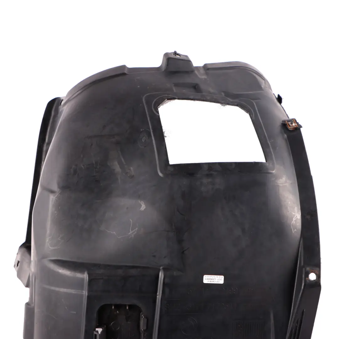 Arch Cover BMW E90 E91 Front Left N/S Bottom Housing Panel to Wheel with Part number 7172499 Wheel Arch Cover BMW E90 E91 Front Left N/S Bottom Housing Panel - SKU 7172499-4 - Part number 7172499