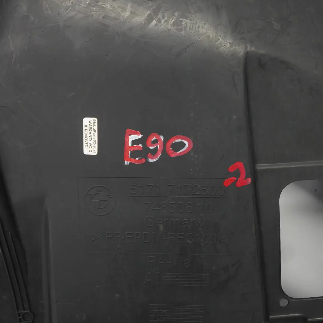 Vorne Rechts Radkastenverkleidung Abdeckung für BMW E90 E91 LCI 1 mit Teilenummer 7172500 BMW E90 E91 LCI 1 Vorne Rechts Radkastenverkleidung Abdeckung - SKU 7172500-2 - Teilenummer 7172500