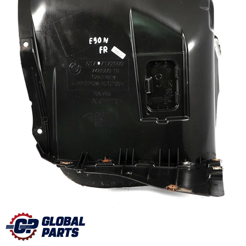  Cubre Paso Rueda BMW E90 E91 LCI Delantero Derecho Tapa Cubierta - SKU 7172500 - Número de pieza 7172500