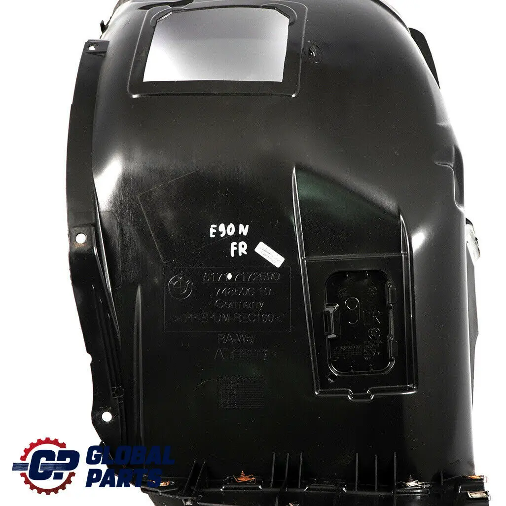  Enjoliveur Passage Roue BMW E90 E91 LCI Avant Droite Cache Carter Trim - SKU 7172500 - Numéro de pièce 7172500